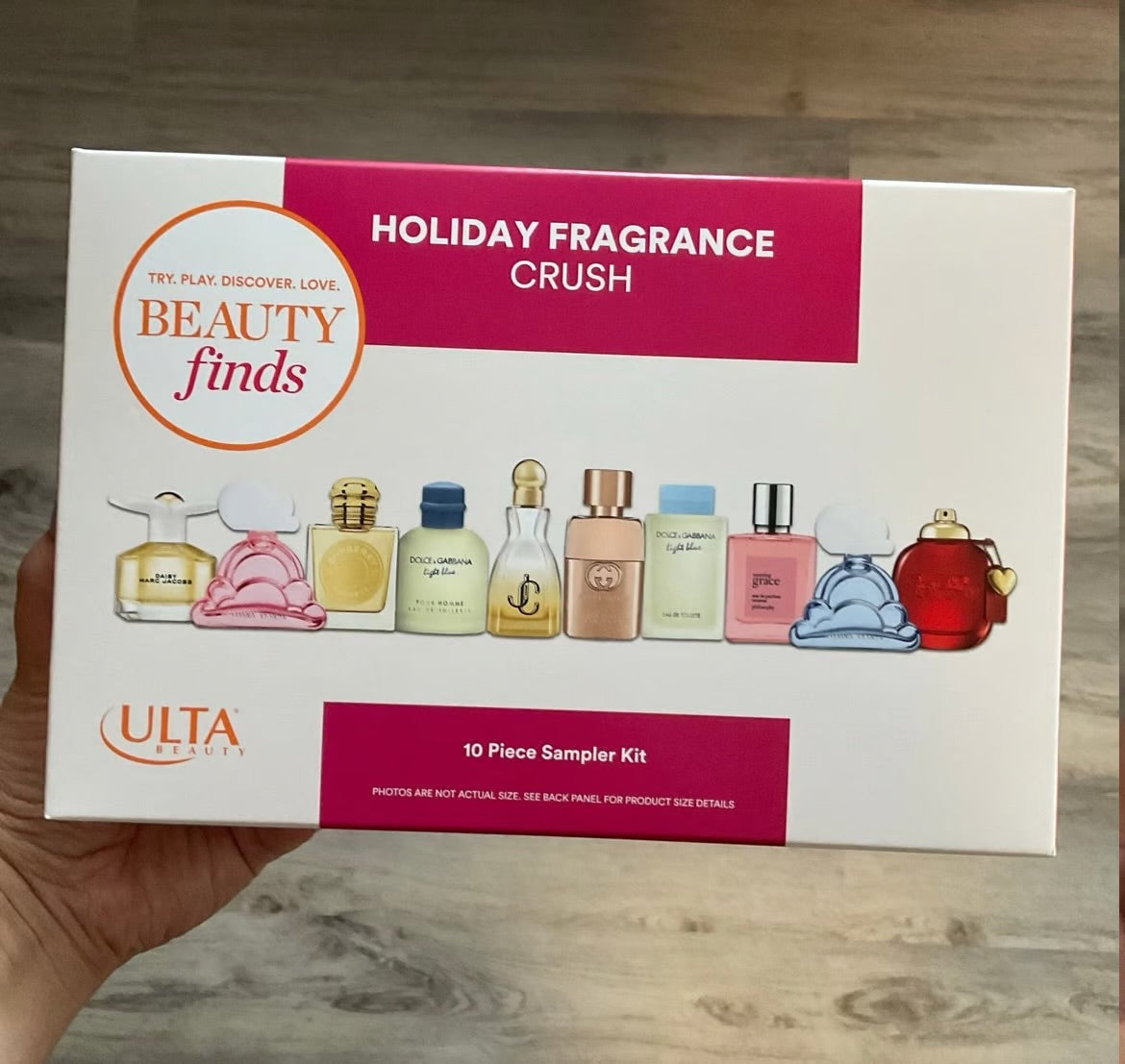 ULTA Holiday Fragrance 10pc MINI Perfume Fragrance Crush set