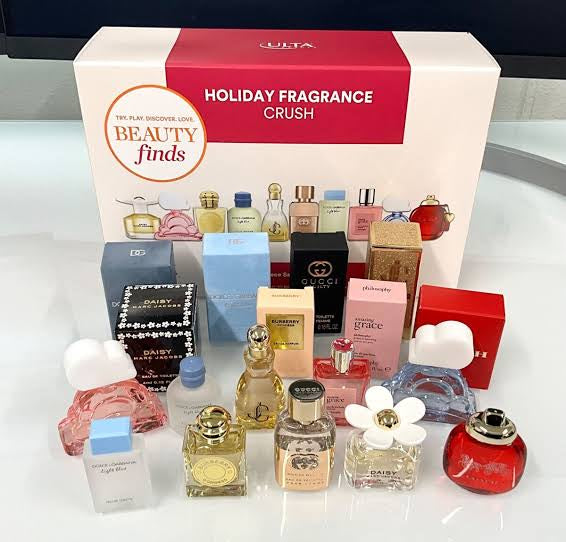 ULTA Holiday Fragrance 10pc MINI Perfume Fragrance Crush set