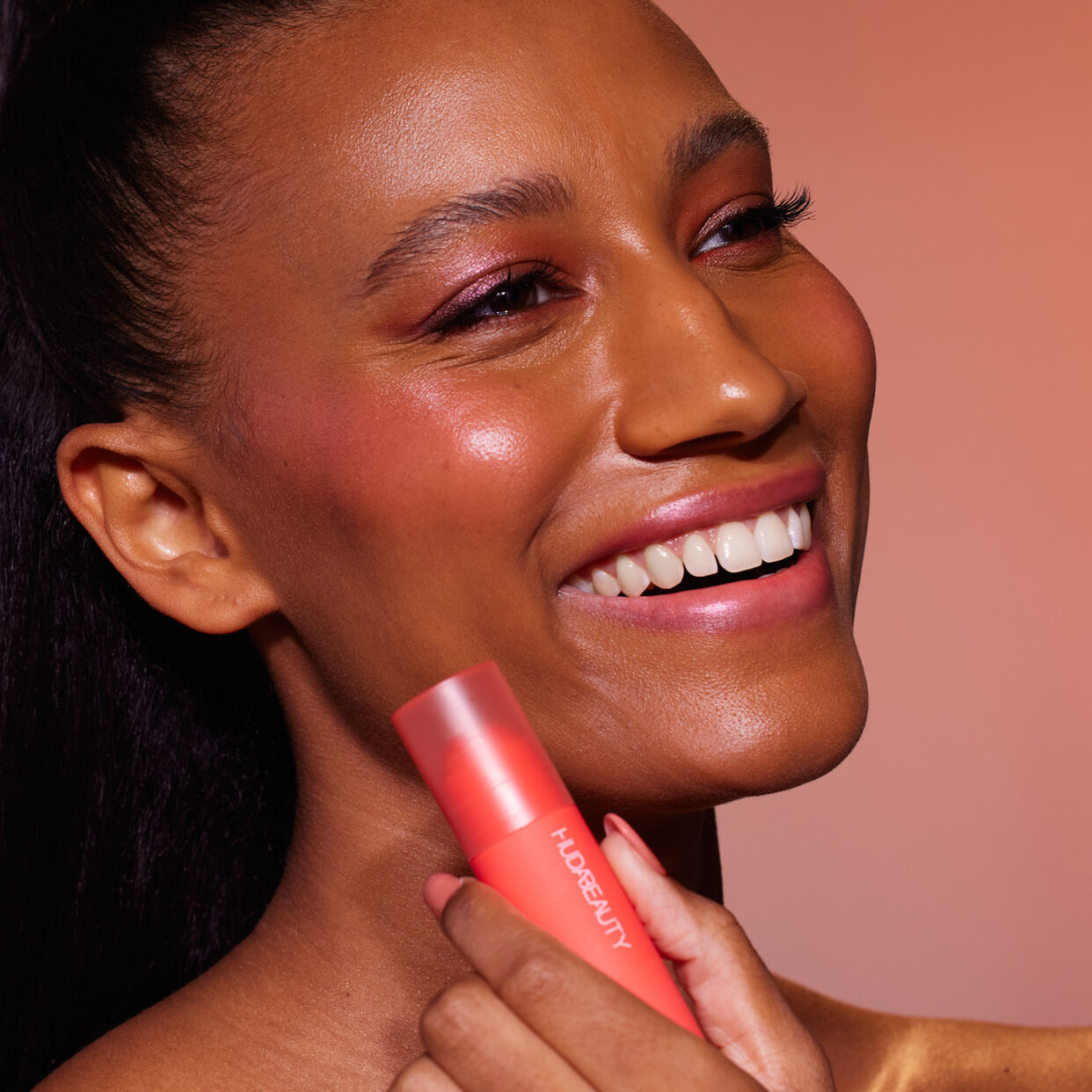 HUDA BEAUTY - CHEEKY TINT BLUSH STICK - CORAL CUTIE